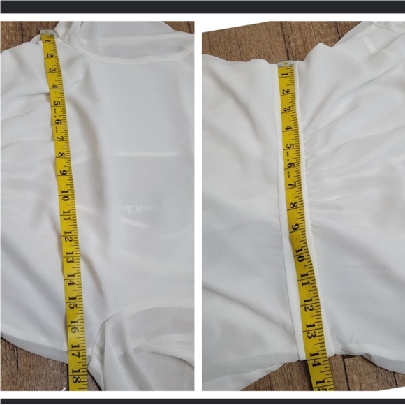 Last chance  White Long Sleeve Dress - Picture 10 of 13